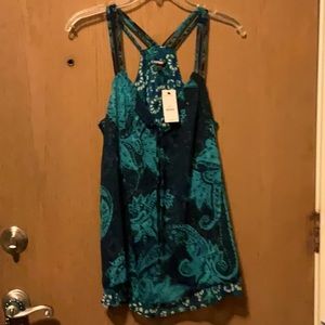 NWT-Print Strappy, Loose Fit Tank